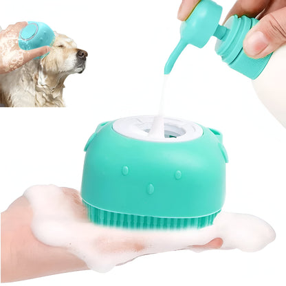 FurBreeze™ – Silicone Bath Brush for Pets