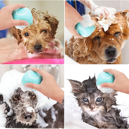 FurBreeze™ – Silicone Bath Brush for Pets