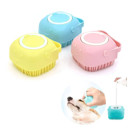 FurBreeze™ – Silicone Bath Brush for Pets