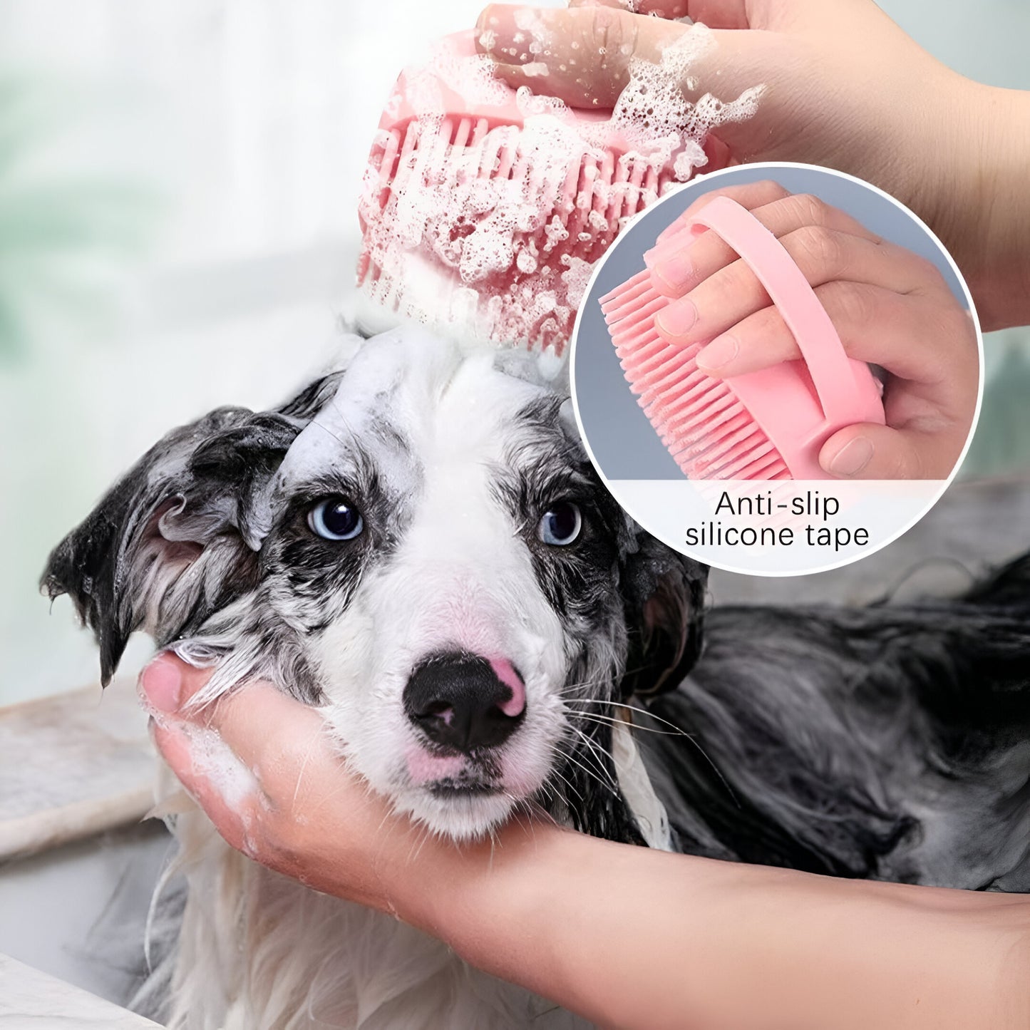FurBreeze™ – Silicone Bath Brush for Pets