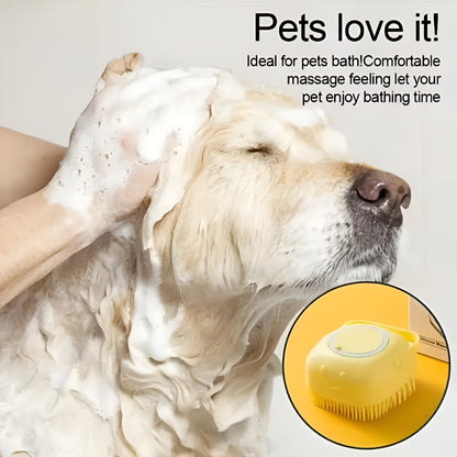 FurBreeze™ – Silicone Bath Brush for Pets