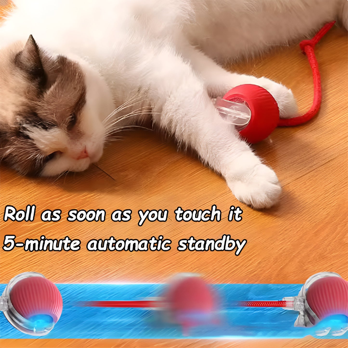 ChaseBall™ – Motion-Activated Cat Toy