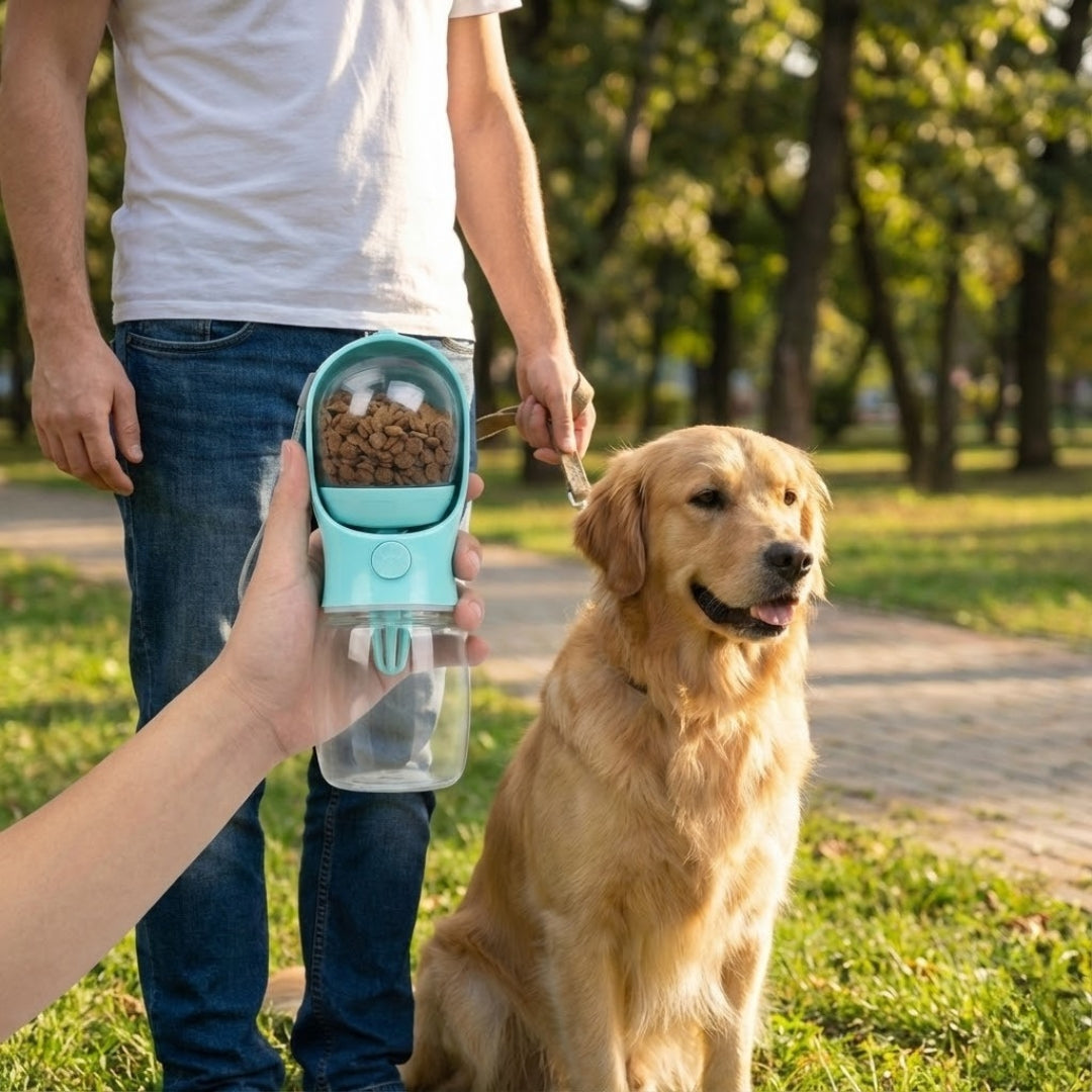 PetDuo™ – 2-in-1 Travel Bottle for Pets